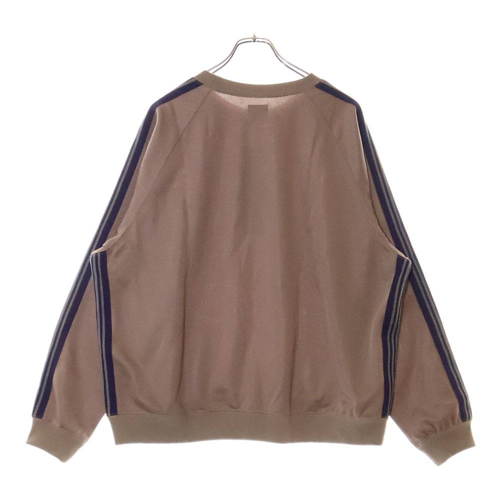 Needles(ニードルス) 22AW Track Crew Neck Shirt クルーネックトラックシャツ ベージュ LQ228