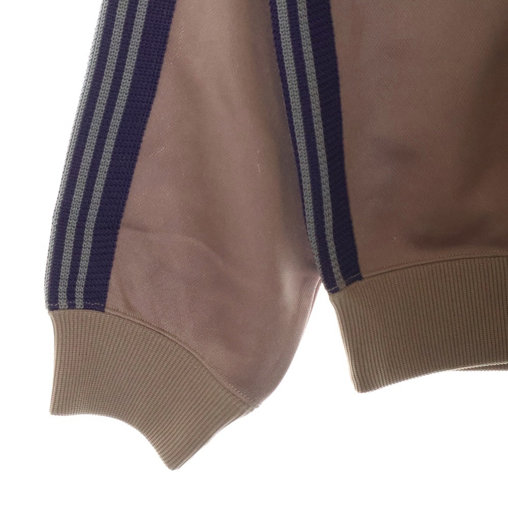 Needles(ニードルス) 22AW Track Crew Neck Shirt クルーネックトラックシャツ ベージュ LQ228