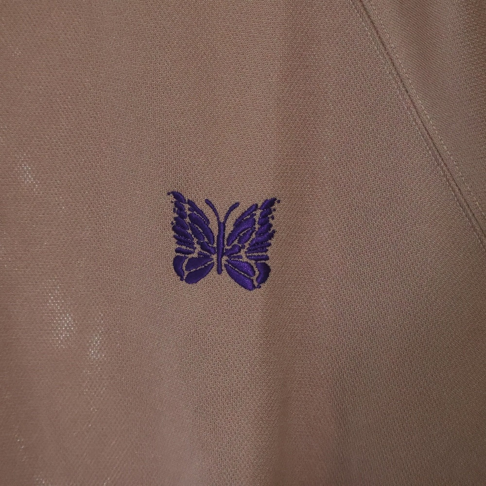Needles(ニードルス) 22AW Track Crew Neck Shirt クルーネックトラックシャツ ベージュ LQ228