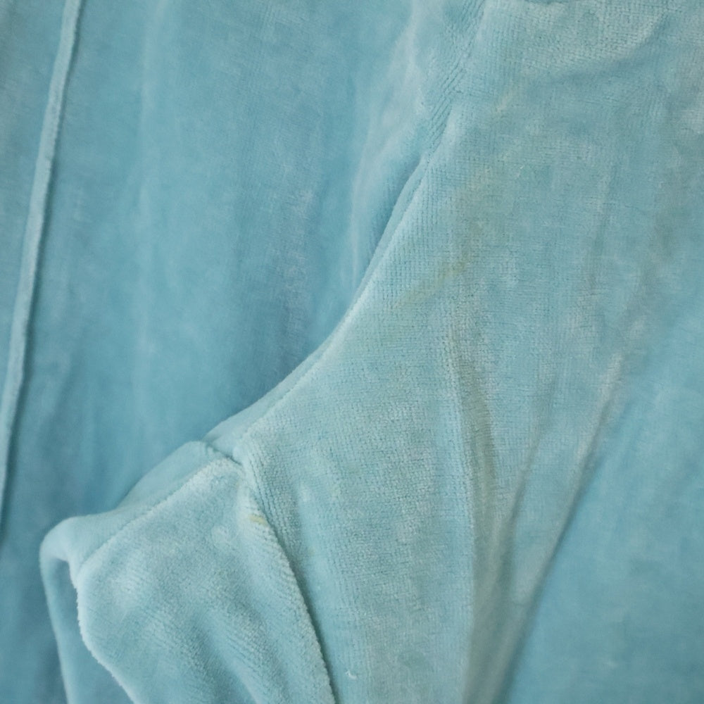AURALEE(オーラリー) ORGANIC COTTON VELOUR PANTS ベロアトラックパンツ ブルー A22SP02CV