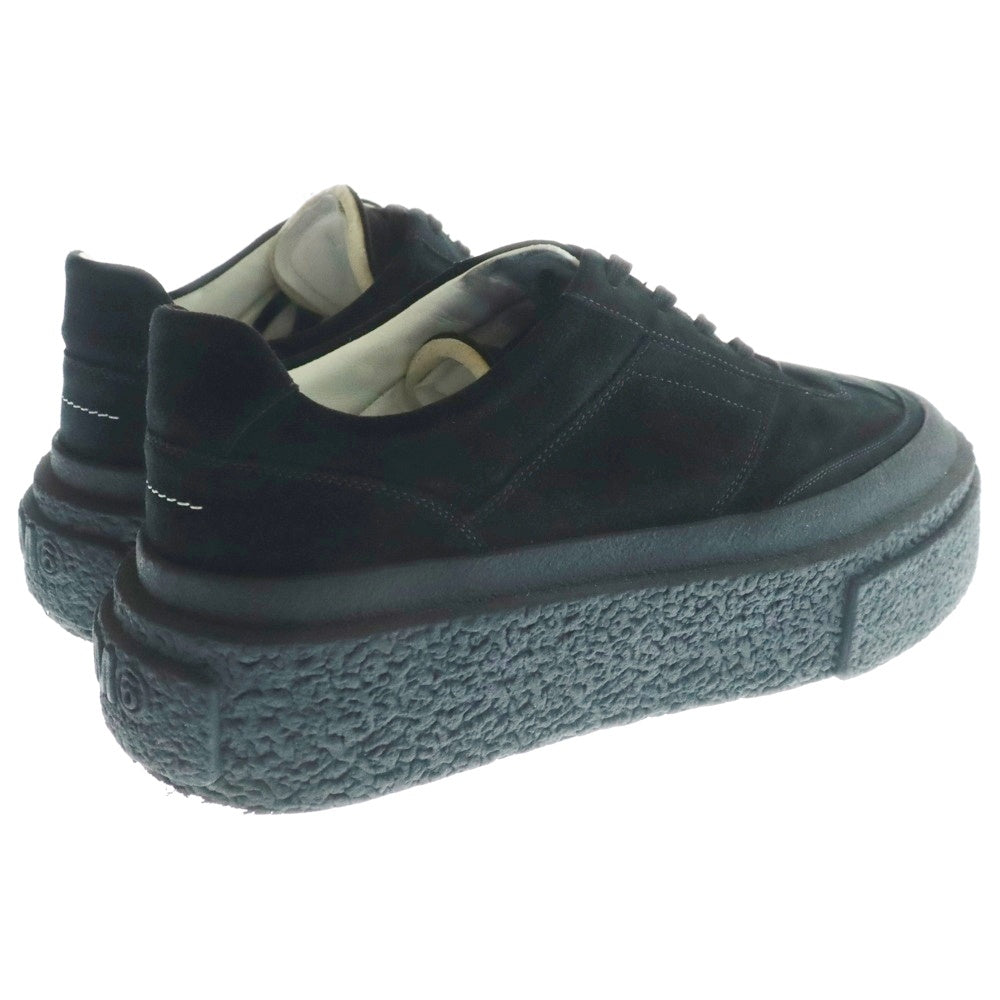 MM6 Maison Margiela(エムエムシックスメゾンマルジェラ) GAMBETTA SNEAKERS スウェード ローカットスニーカー ブラック S59WS0205