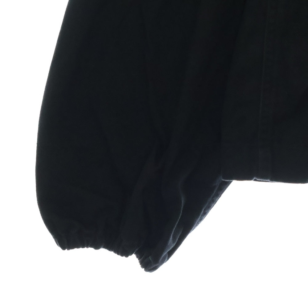 ANCELLM(アンセルム) 24AW DRILL HOODIE JACKET ドリルフーディージャケット ブラック ANC-SH47-B