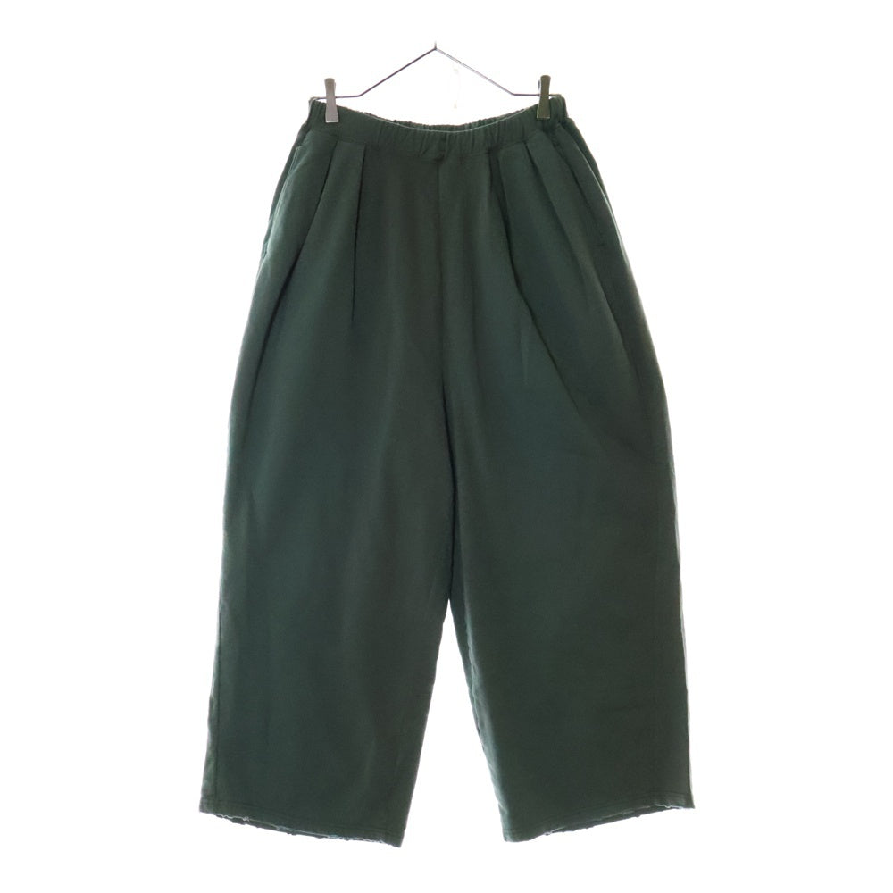 ANCELLM(アンセルム) 24SS WISM別注 TUCK SWEAT PANTS ウィズム タックスウェットパンツ グリーン ANC-PT43-EX