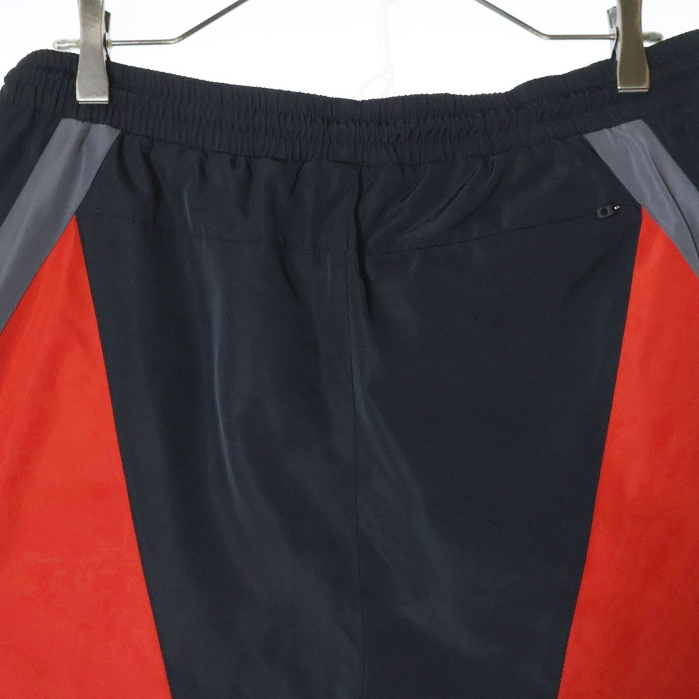 KITH(キス) Turbo Nylon Shorts ロゴプリント ナイロンショーツ ハーフパンツ レッド/ブラック