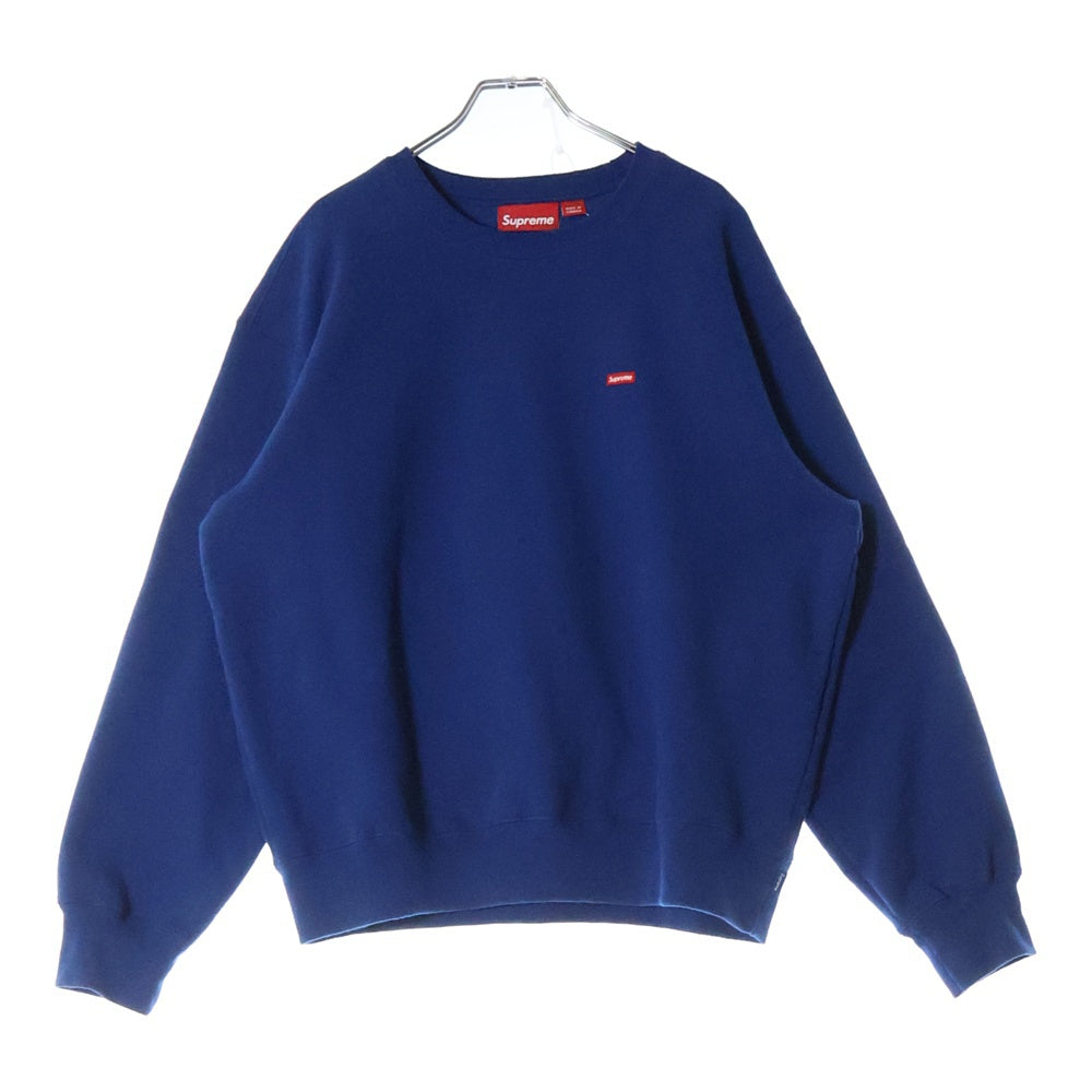 SUPREME(シュプリーム) 24AW Small Box Crewneck スモールボックスロゴ クルーネックスウェット ブルー