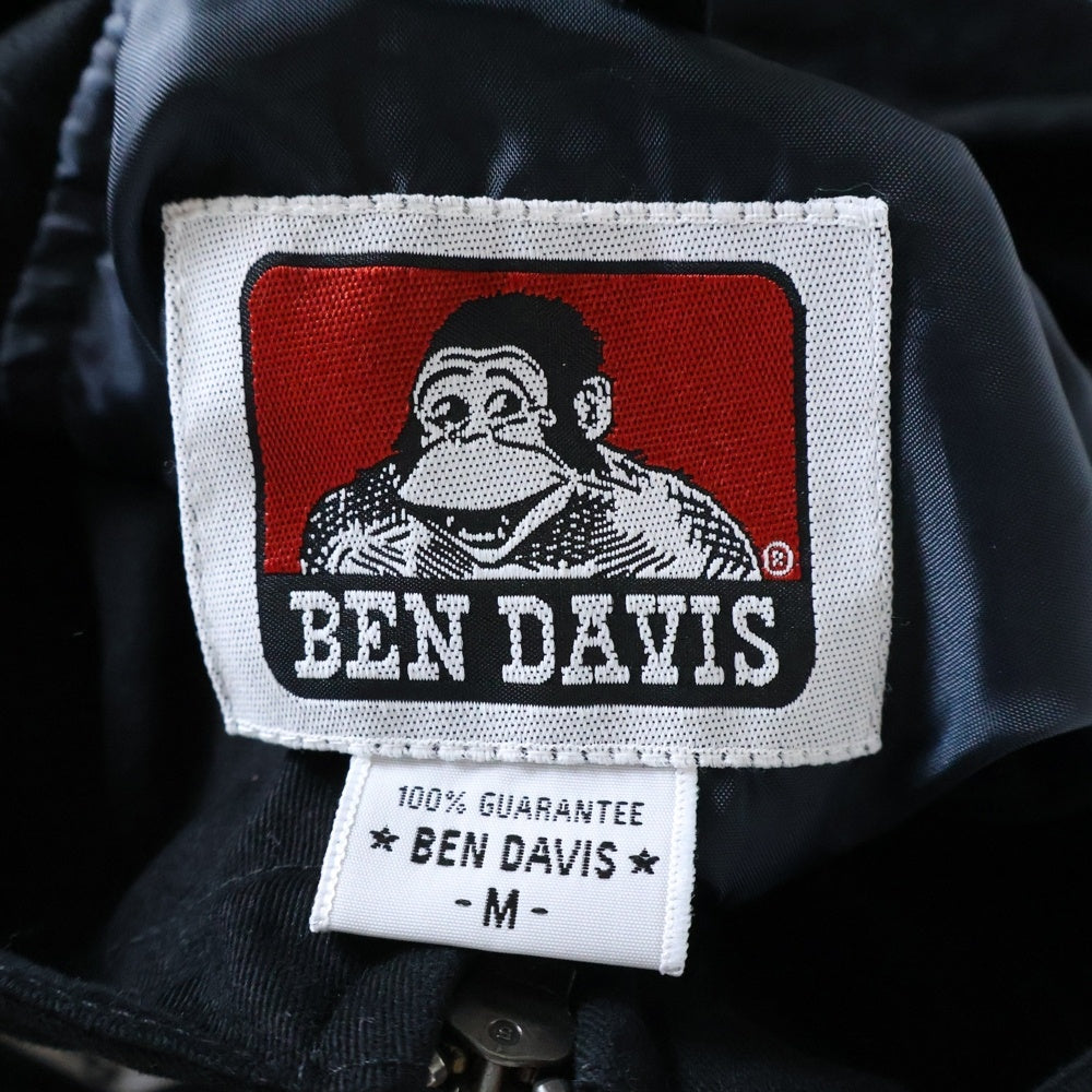 BEN DAVIS(ベンデイビス) ロゴワッペン フーデッド ジップアップブルゾン パーカー マルチ
