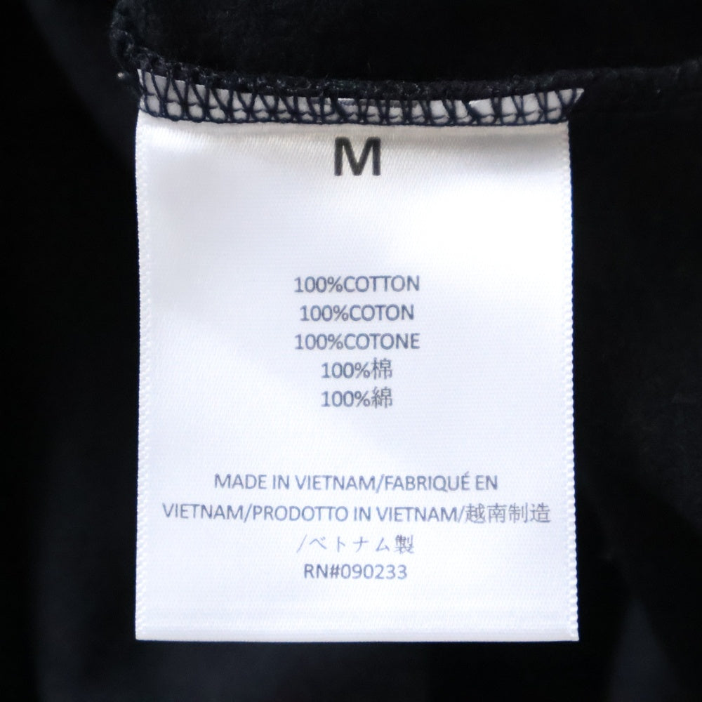 FEAR OF GOD ESSENTIALS(フィアオブゴッド エッセンシャルズ) HEAVY L/S T-SHIRT ヘビーオンス ラバーロゴ 長袖Tシャツ ロンT クルーネックトレーナー ブラック