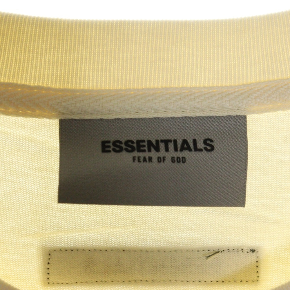 FEAR OF GOD ESSENTIALS(フィアオブゴッド エッセンシャルズ) S/S T-SHIRT バックラバーロゴ 半袖Tシャツ アイボリー