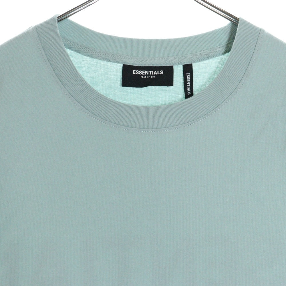 FEAR OF GOD ESSENTIALS(フィアオブゴッド エッセンシャルズ) S/S T-SHIRT バックロゴプリント 半袖Tシャツ ブルー