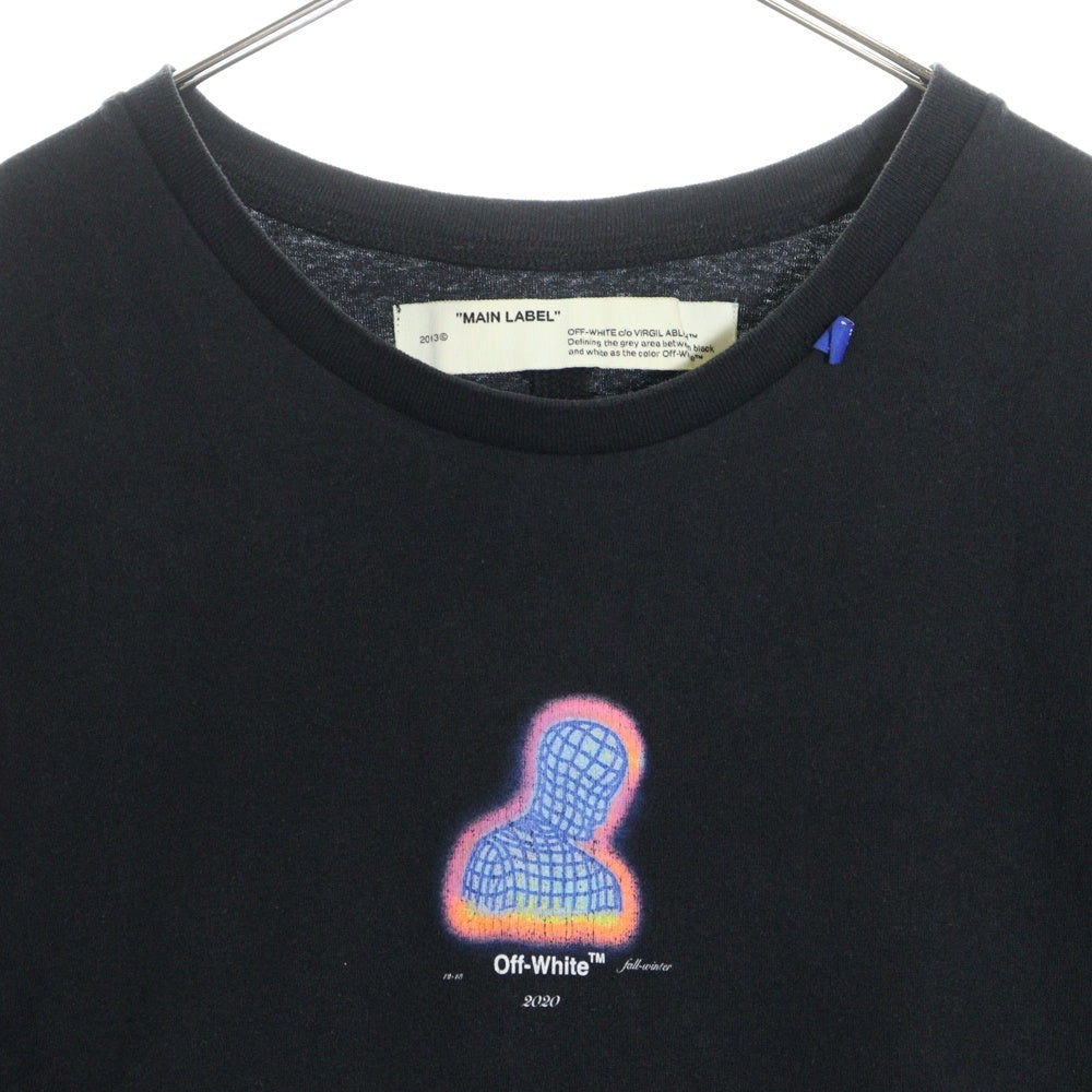 OFF-WHITE(オフホワイト) 19AW HumanT-Shirt 半袖Tシャツ ブラック OMAA038E19185006