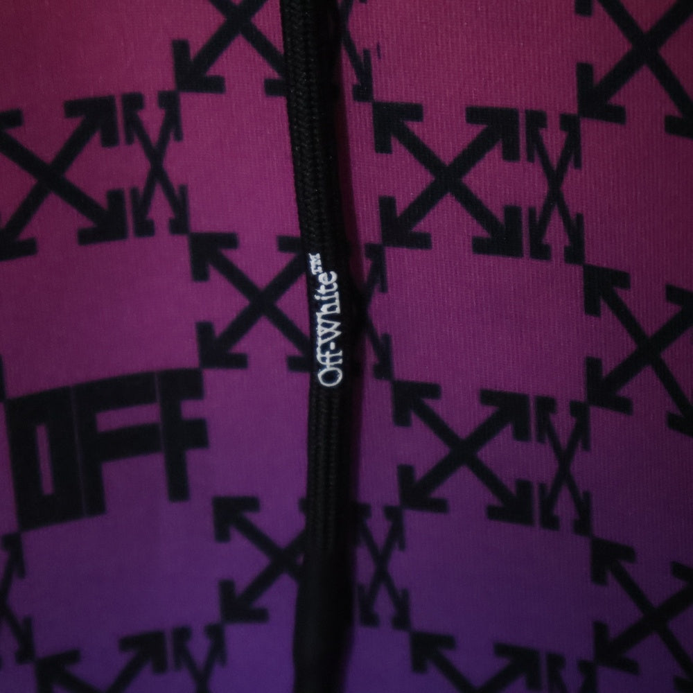 OFF-WHITE(オフホワイト) 22SS Gradation Hoodie グラデーション プルオーバーパーカー フーディー ブルー/レッド OMVE011S22FAB001