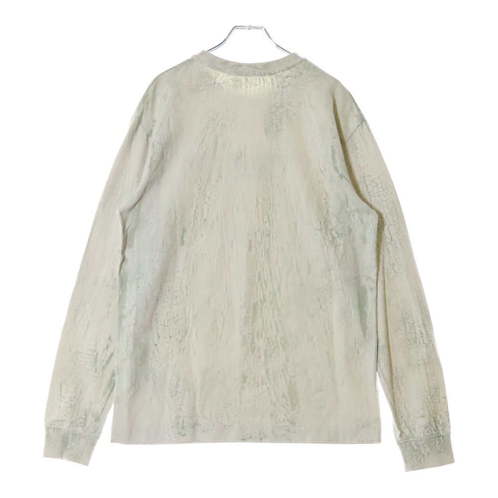 ALEXANDER WANG(アレキサンダーワン) Emboss L/S T-Shirt 長袖Tシャツ ロンT グリーン