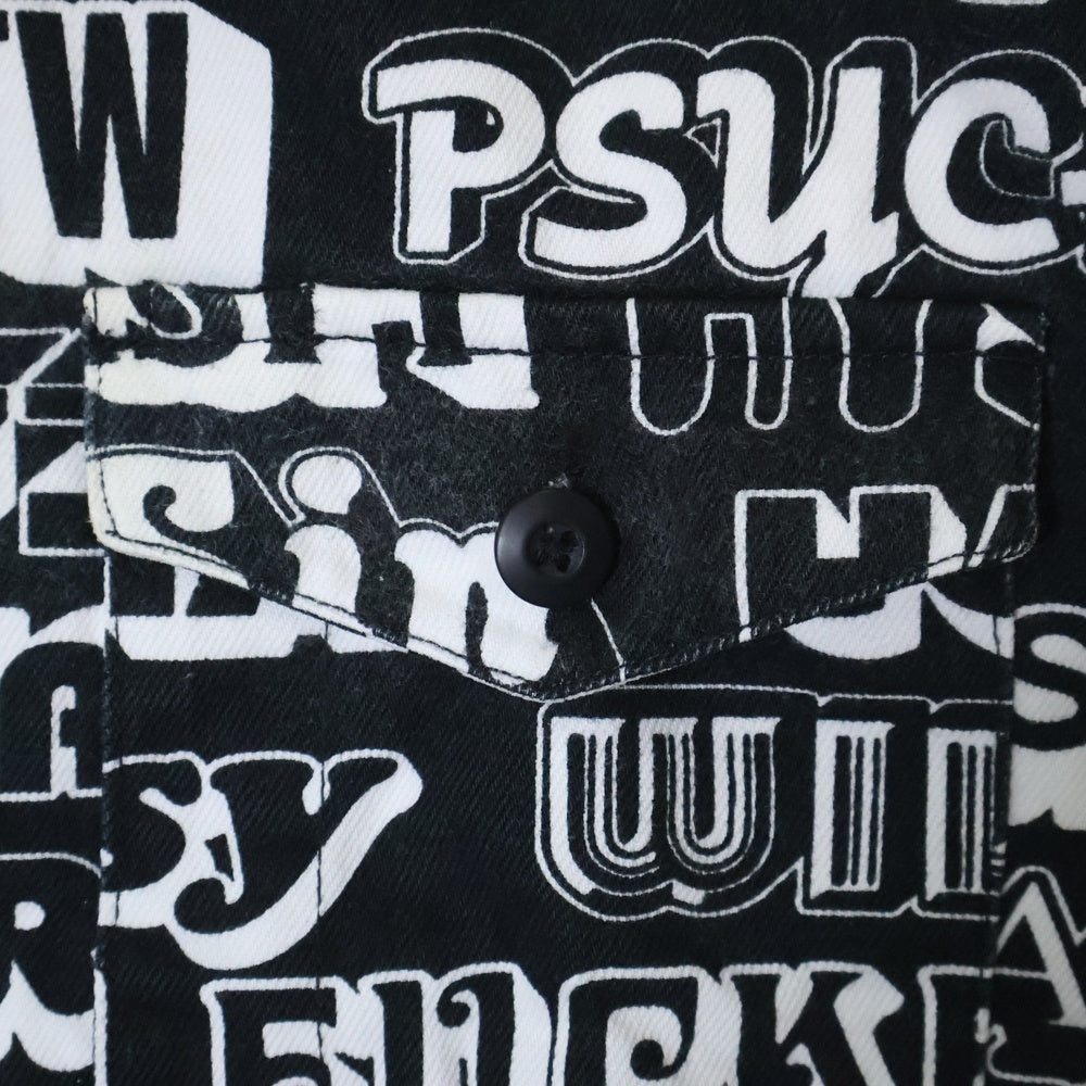 SUPREME(シュプリーム) 17AW HYSTERIC GLAMOUR Text Work Jacket ヒステリックグラマー テキストワークジャケット ブラック