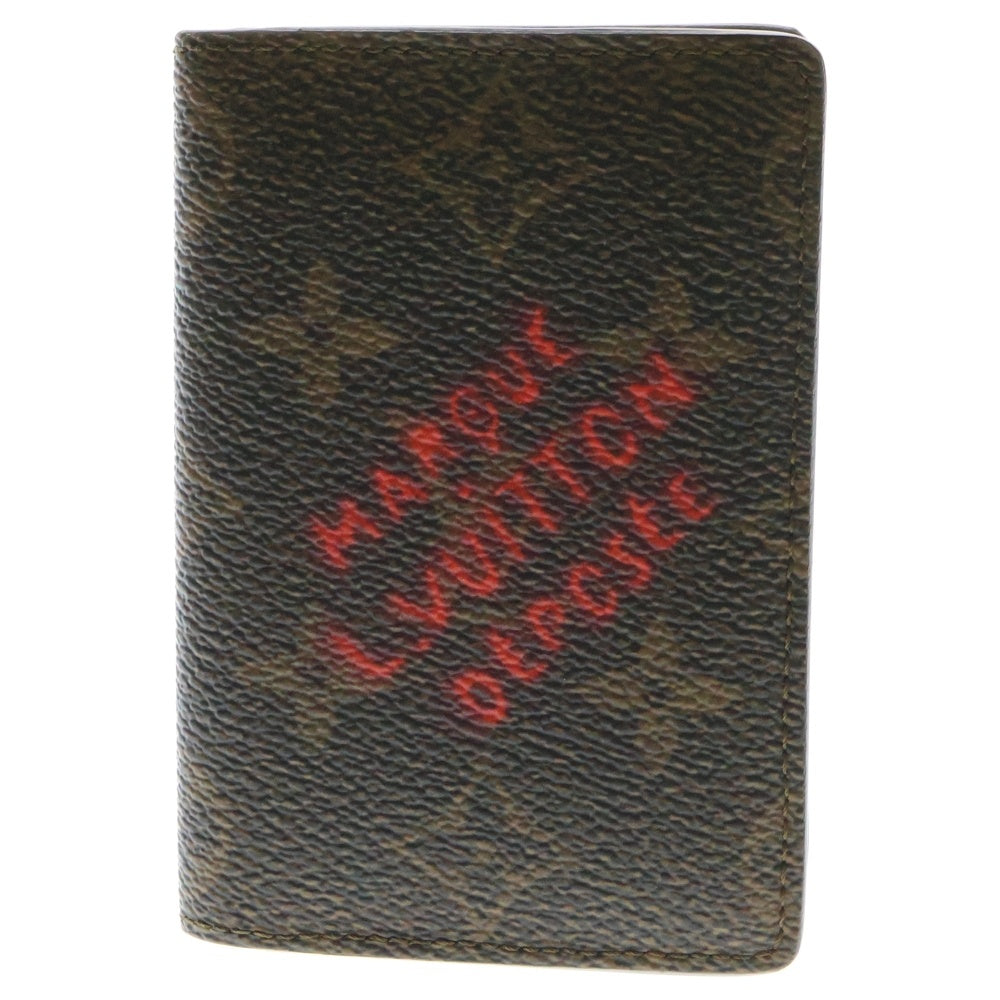LOUIS VUITTON(ルイヴィトン) Pocket Organizer Monogram Other Canvas モノグラム ダスト オーガナイザードゥポッシュ レザーカードケース 定期入れ ブラウン M11631 RFID
