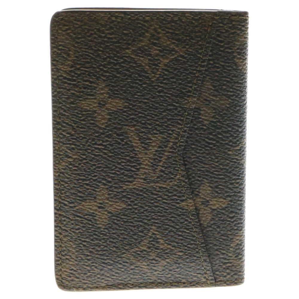 LOUIS VUITTON(ルイヴィトン) Pocket Organizer Monogram Other Canvas モノグラム ダスト オーガナイザードゥポッシュ レザーカードケース 定期入れ ブラウン M11631 RFID