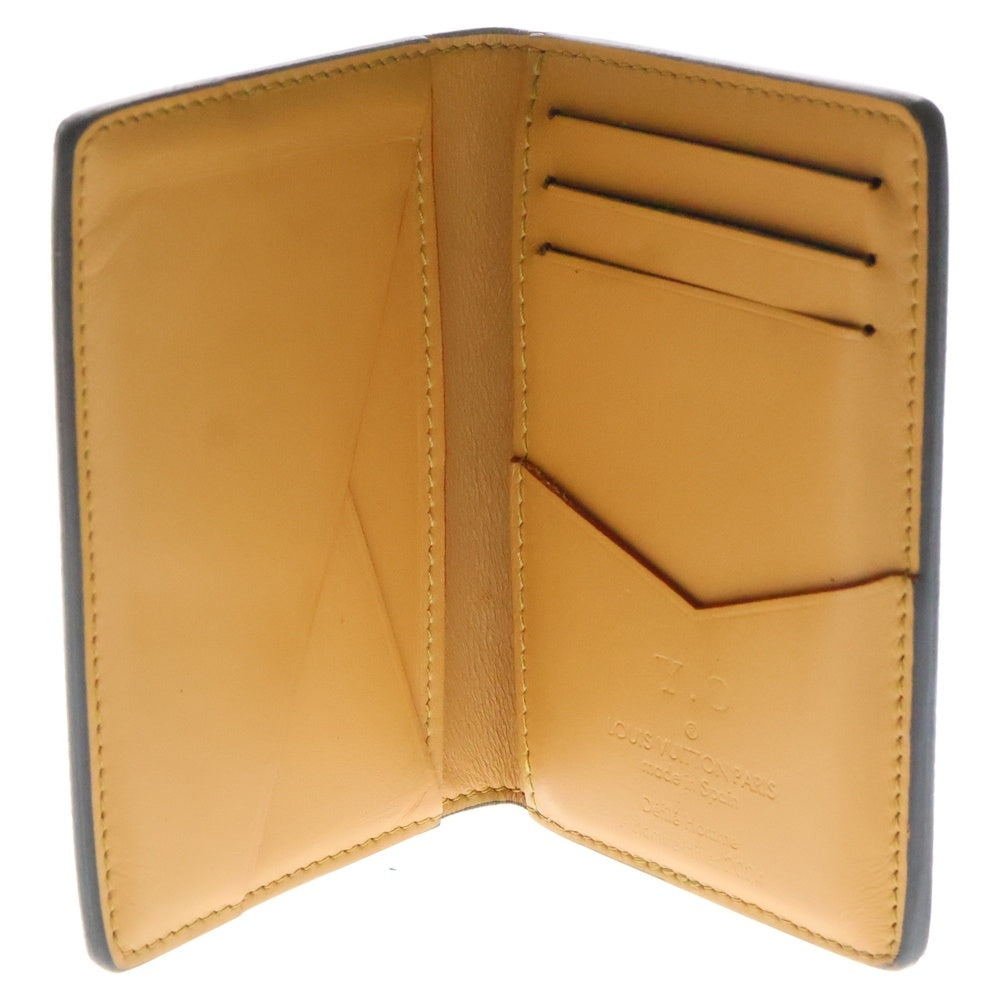 LOUIS VUITTON(ルイヴィトン) Pocket Organizer Monogram Other Canvas モノグラム ダスト オーガナイザードゥポッシュ レザーカードケース 定期入れ ブラウン M11631 RFID