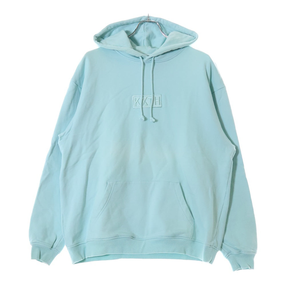 KITH(キス) 21AW Cyber Monday Hoodie サイバーマンデー ボックスロゴ プルオーバースウェットパーカー フーディー ブルー KHM030148