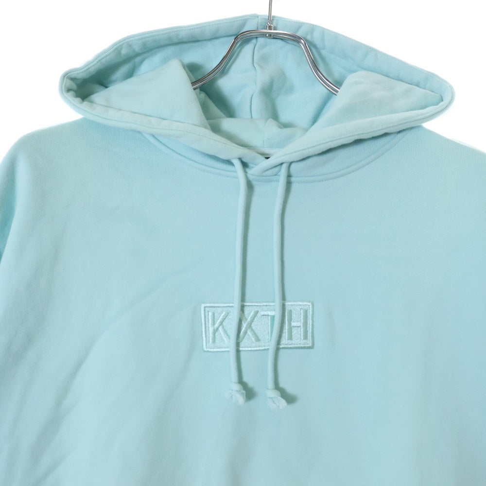 KITH(キス) 21AW Cyber Monday Hoodie サイバーマンデー ボックスロゴ プルオーバースウェットパーカー フーディー ブルー KHM030148