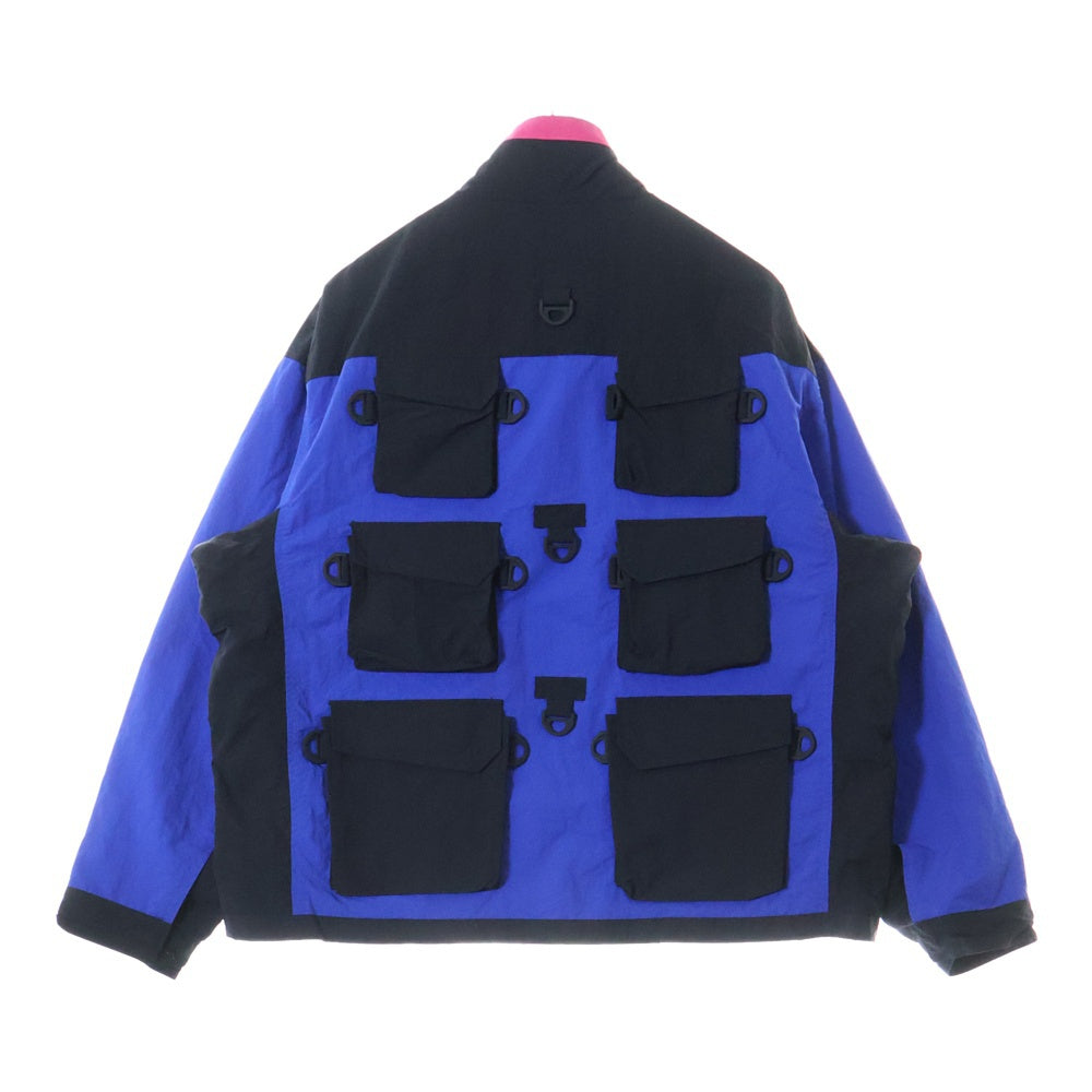 KITH(キス) South2 West8 Columbia Multi Pocket Jacket サウスツーウェストエイト コロンビア マルチポケット ナイロンジャケット ブラック/ブルー KHM010785