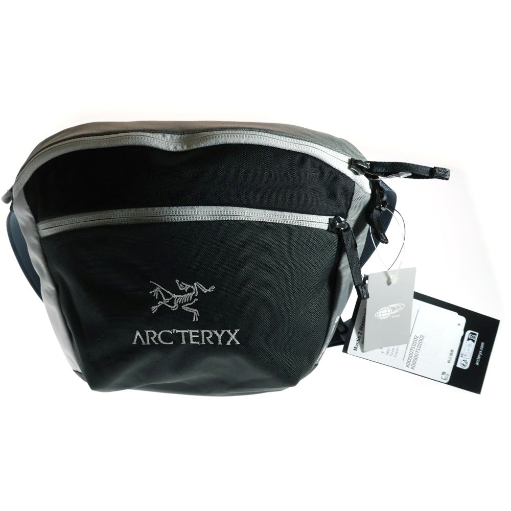 ARC'TERYX(アークテリクス) ×BEAMS Wabi-Sabi Mantis 2 Waistpack Tranquil ビームス 侘び寂び(ワビサビ) マンティス 2 ウエストパック ブラック/グレー X00000710202