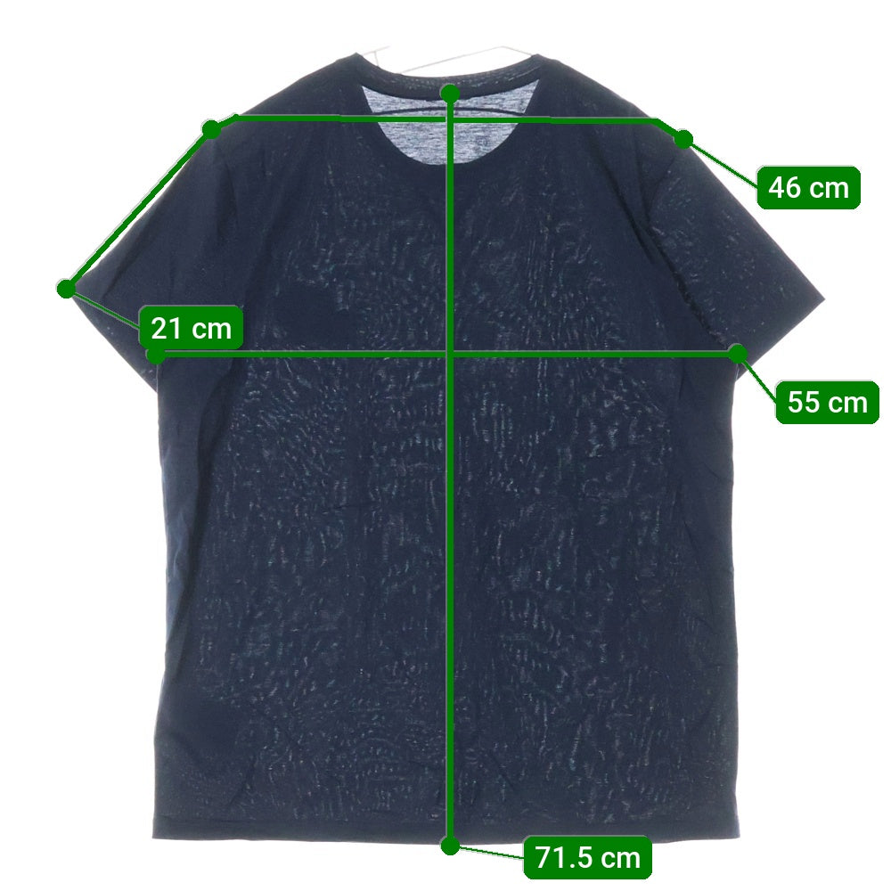 MONCLER(モンクレール) フロントロゴワッペン付き 半袖Tシャツ カットソー ブラック I10918C00058 8390Y