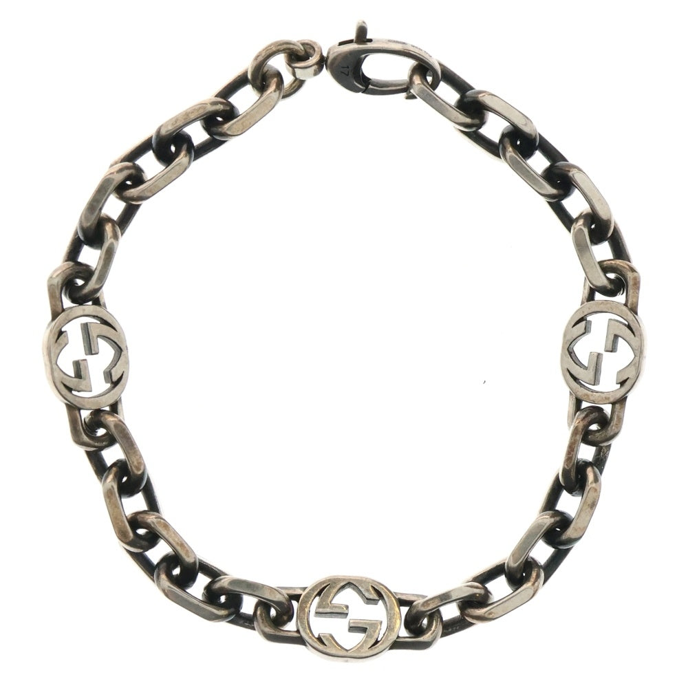 GUCCI(グッチ) インターロッキングG チェーンブレスレット シルバー 620798