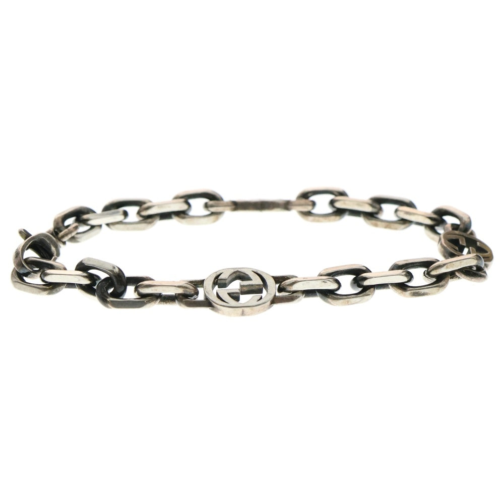 GUCCI(グッチ) インターロッキングG チェーンブレスレット シルバー 620798