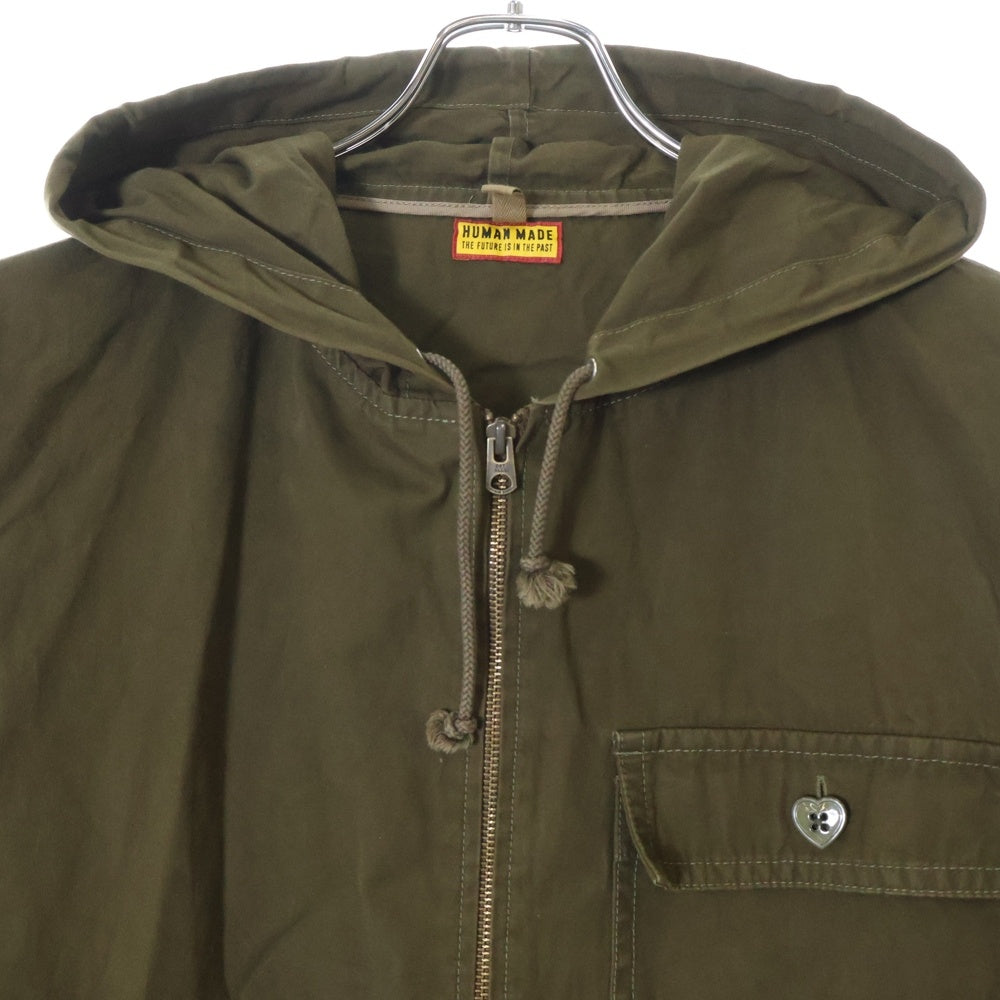HUMAN MADE(ヒューマンメイド) MOUNTAIN PARKA ジップアップパーカー マウンテンパーカー フーディー ブラウン HM29JK025