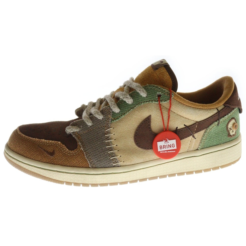 NIKE(ナイキ) ×Zion Williamson AIR JORDAN1 LOW OG ザイオン ウィリアムソン エアジョーダン1 ローカットスニーカー グリーン US9/27.0cm DZ7292-200