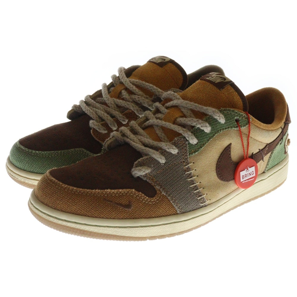 NIKE(ナイキ) ×Zion Williamson AIR JORDAN1 LOW OG ザイオン ウィリアムソン エアジョーダン1 ローカットスニーカー グリーン US9/27.0cm DZ7292-200