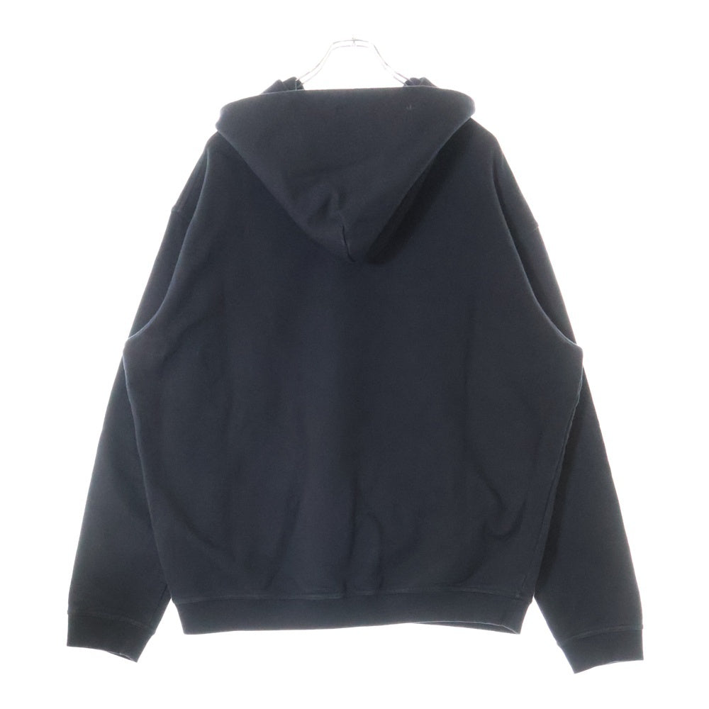 Maison Margiela(メゾンマルジェラ) 23AW Hoodie ロゴ刺繍 プルオーバースウェットパーカー フーディー ブラック S50GU0167 S25503
