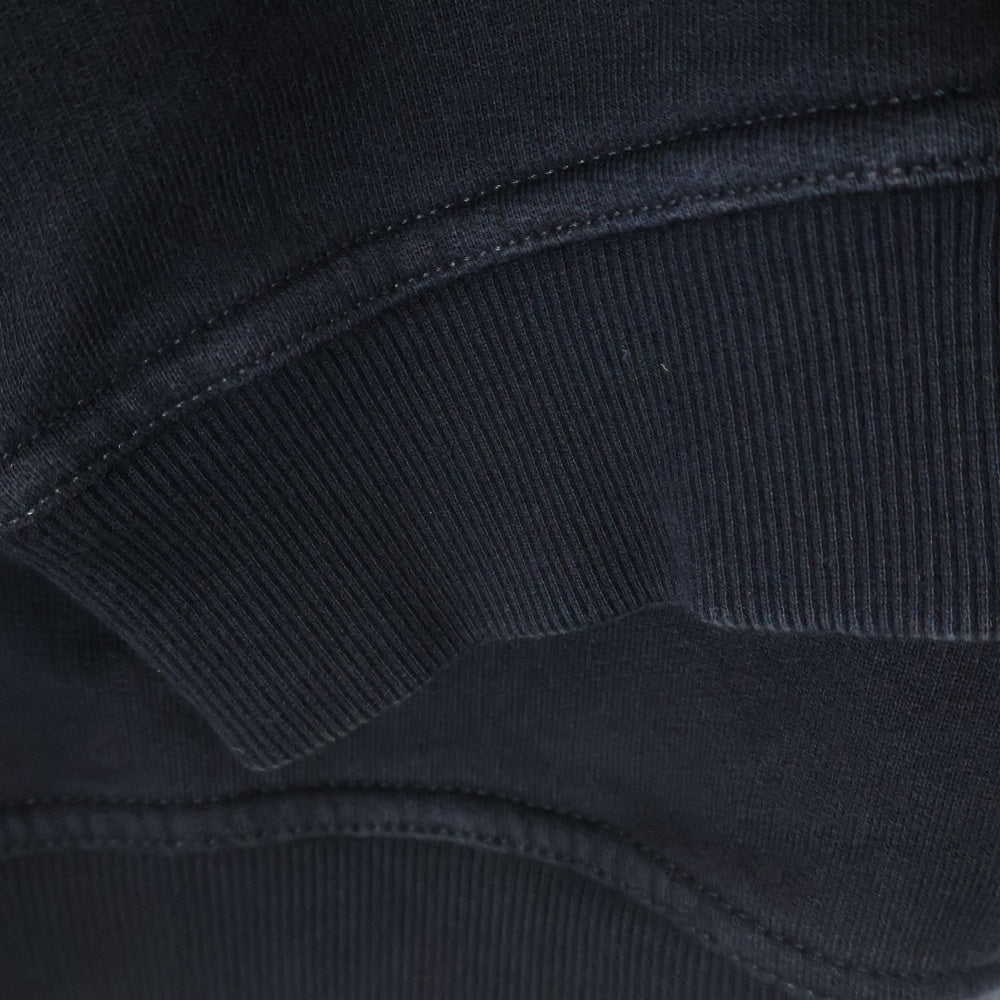 Maison Margiela(メゾンマルジェラ) 23AW Hoodie ロゴ刺繍 プルオーバースウェットパーカー フーディー ブラック S50GU0167 S25503