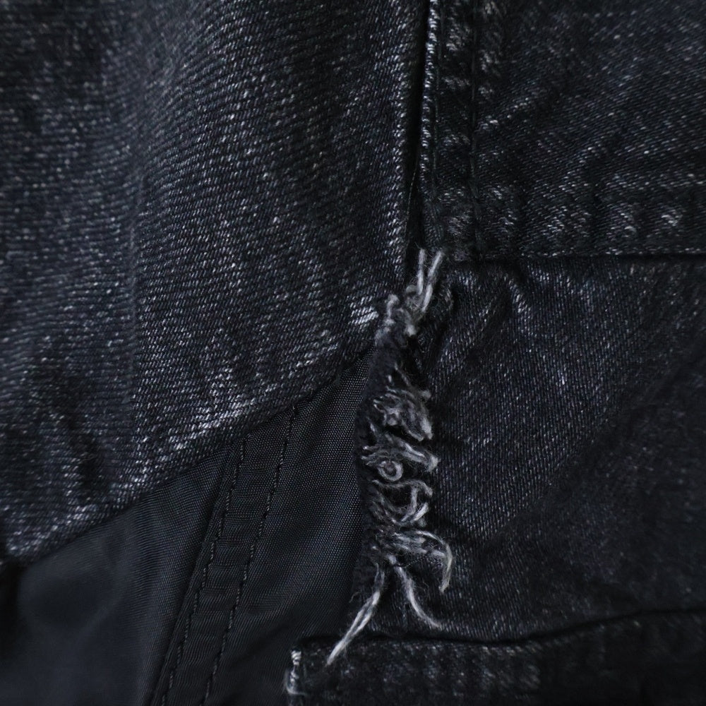 Sacai(サカイ) Denim x Nylon Twill Jacket ナイロン切替 デニムジャケット グレー SCM-053