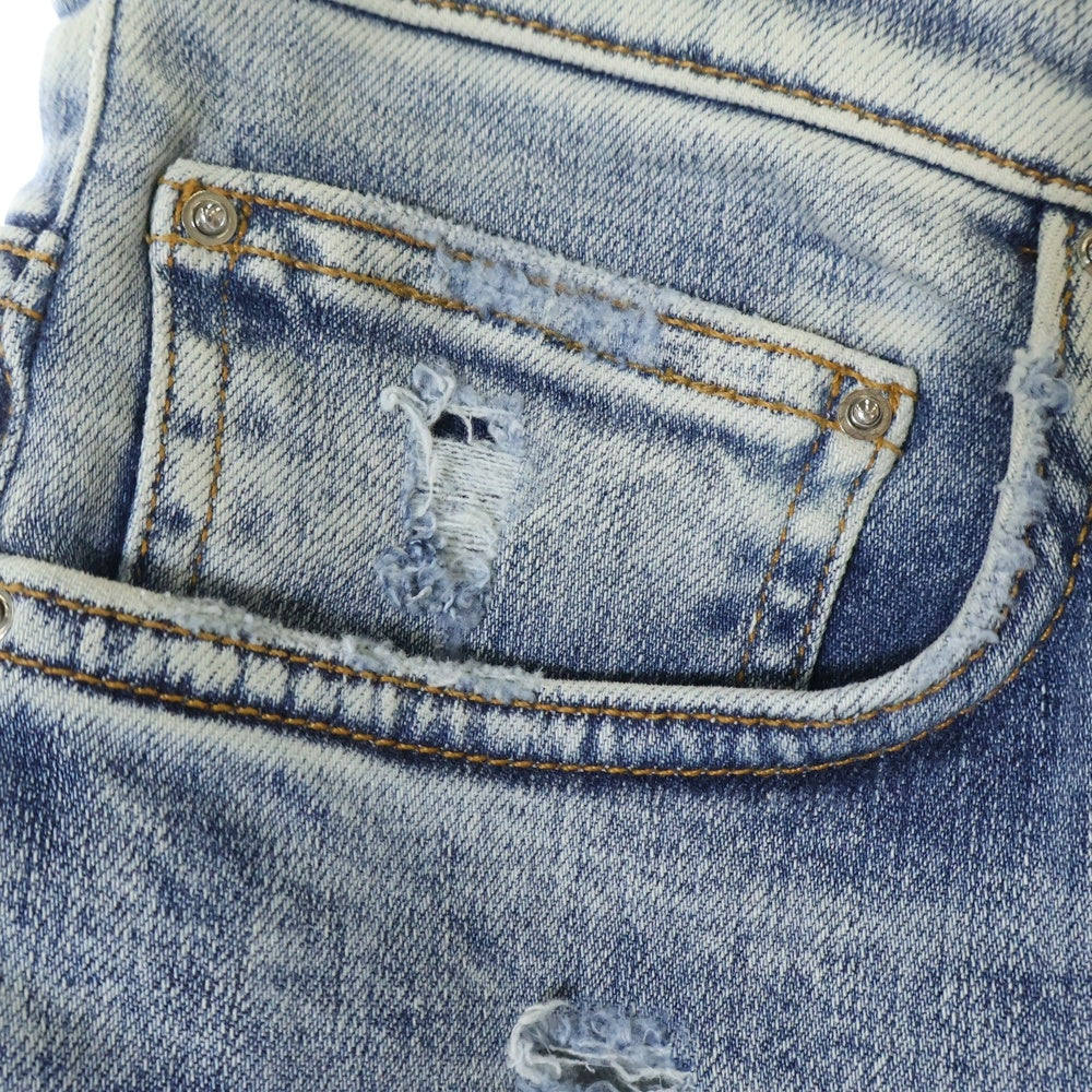 AMIRI(アミリ) MX1 Jean ダメージ加工 スキニーデニムパンツ ジーンズ インディゴ