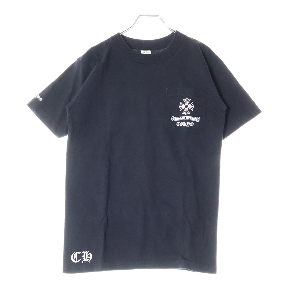 CHROME HEARTS(クロムハーツ) CH PLUS TOKYO TEE オールド CHプラスプリント 東京 半袖Tシャツ カットソー ブラック