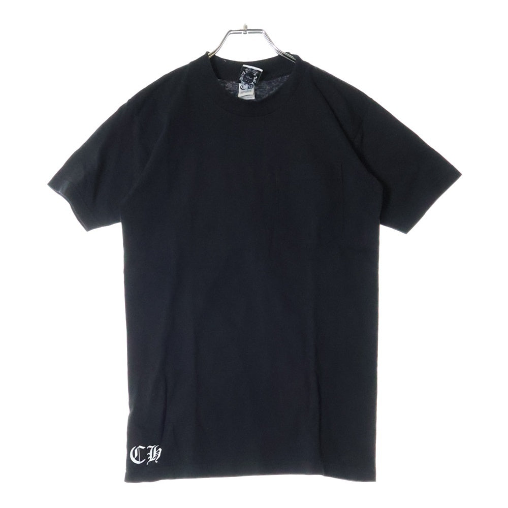 CHROME HEARTS(クロムハーツ) OLD Scroll Label Star オールド バックスクロールラベル 半袖Tシャツ カットソー ブラック