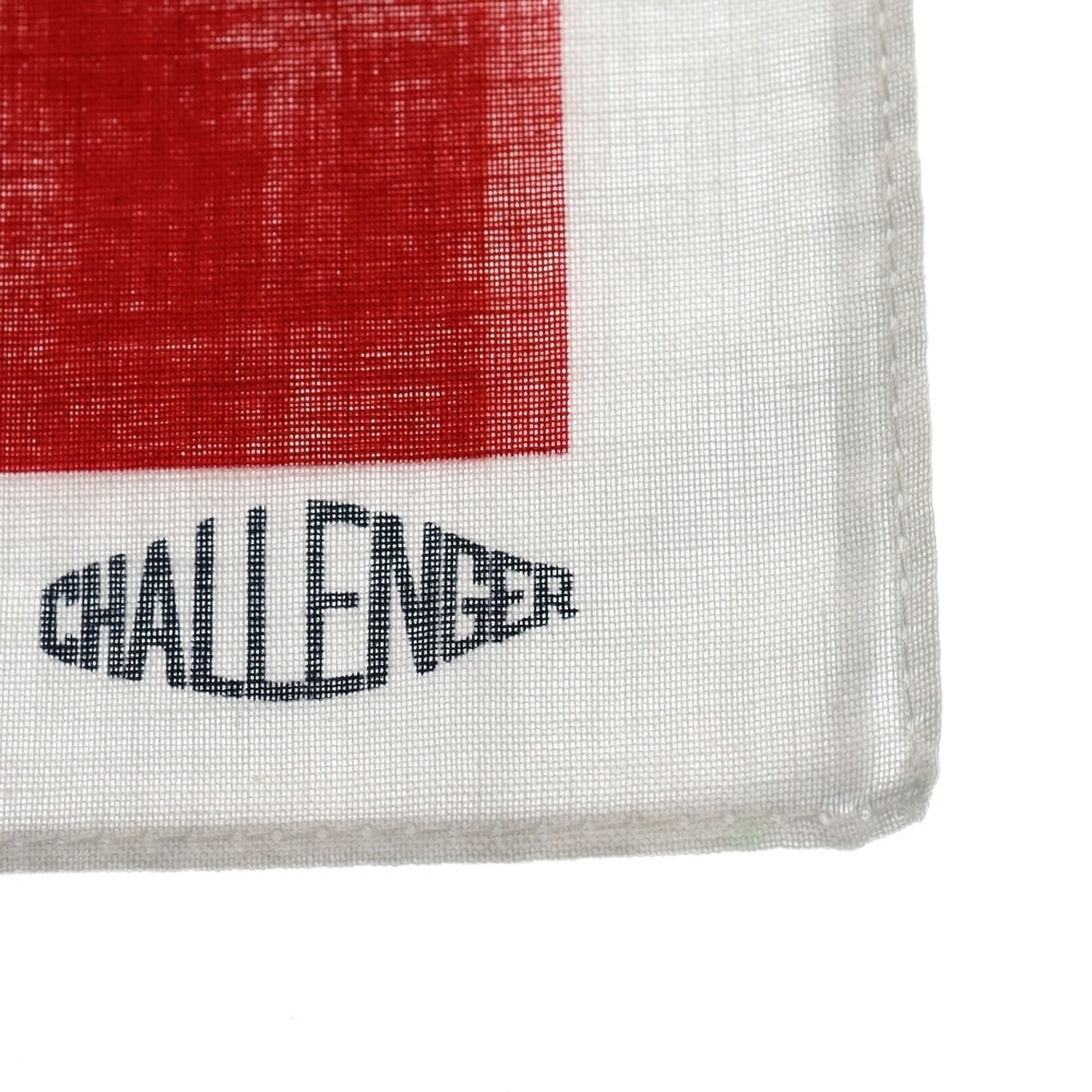 CHALLENGER(チャレンジャー) ×HAROSHI xBUDWEISER ×ハロシ ×バドワイザ- プリントデザイン ハンドタオル バンダナ レッド