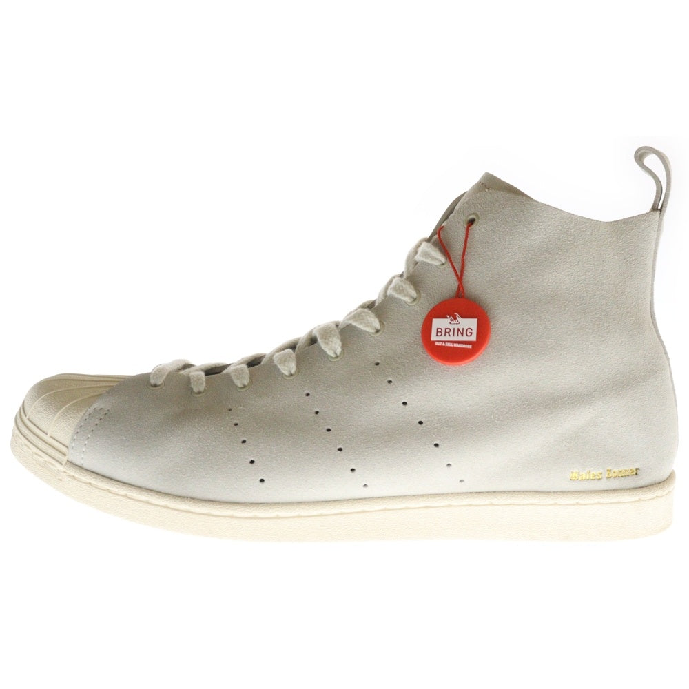 adidas Originals(アディダスオリジナルス) ×Wales Bonner WB SUPERSTAR HI ウェールズボナー スーパースターハイカットスニーカー グレー US13/31cm JQ7633