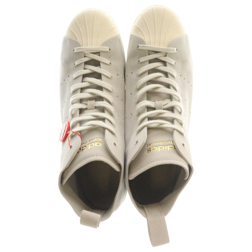 adidas Originals(アディダスオリジナルス) ×Wales Bonner WB SUPERSTAR HI ウェールズボナー スーパースターハイカットスニーカー グレー US13/31cm JQ7633