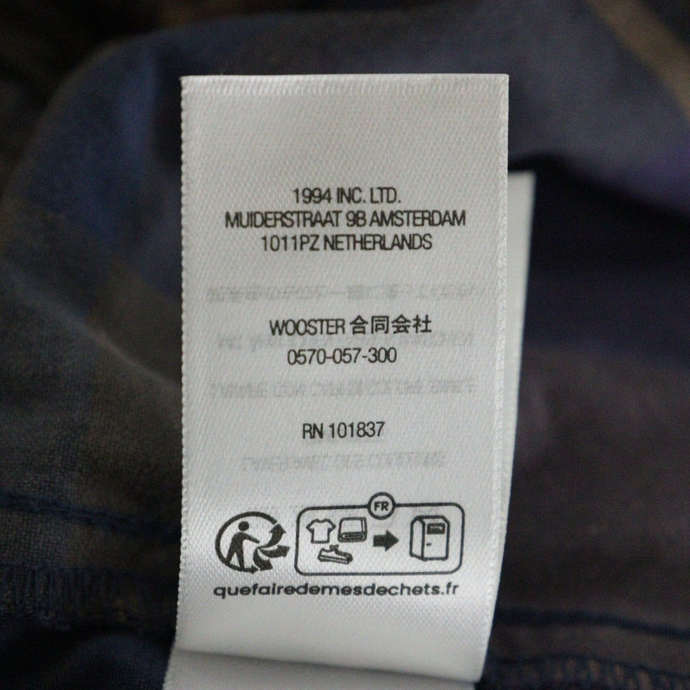 SUPREME(シュプリーム) 24SS Cotton Cinch Pant コットンシンチパンツ チェックワイドパンツ パープル