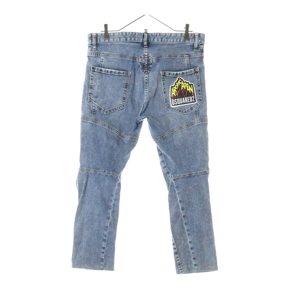DSQUARED2(ディースクエアード) 19AW Tidy Biker Jean スキニーデニムパンツ インディゴ S74LB0570