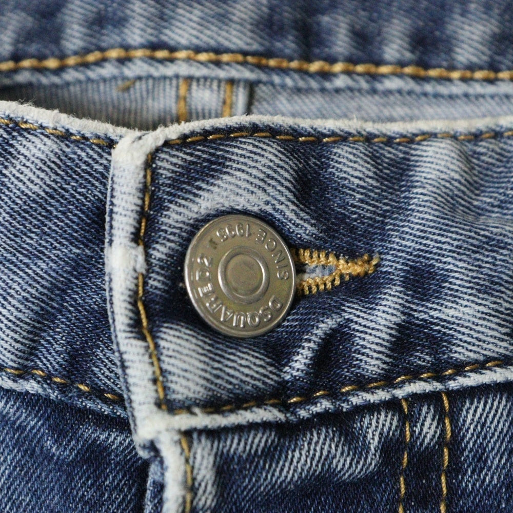 DSQUARED2(ディースクエアード) 19AW Tidy Biker Jean スキニーデニムパンツ インディゴ S74LB0570