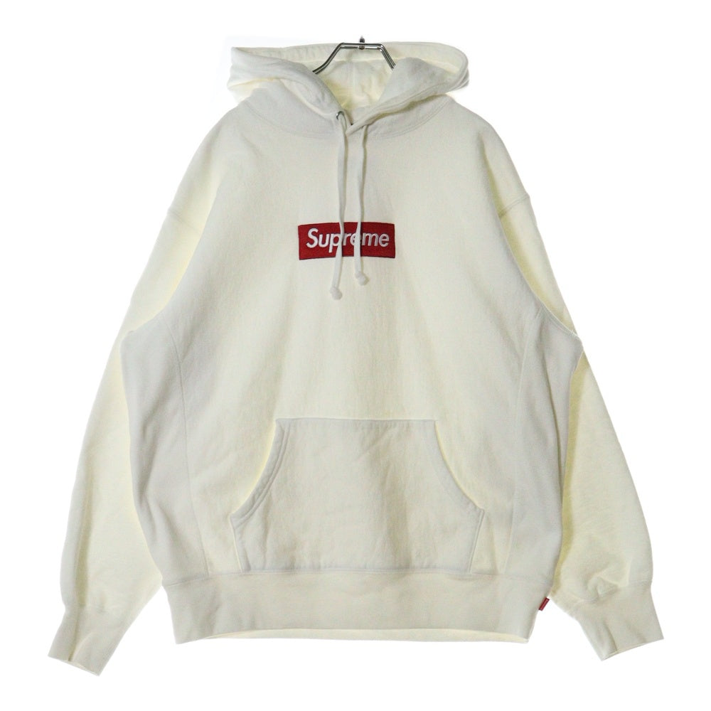 SUPREME(シュプリーム) 21AW Box Logo Hooded Sweatshirt ボックスロゴ プルオーバーフーディー パーカー ホワイト