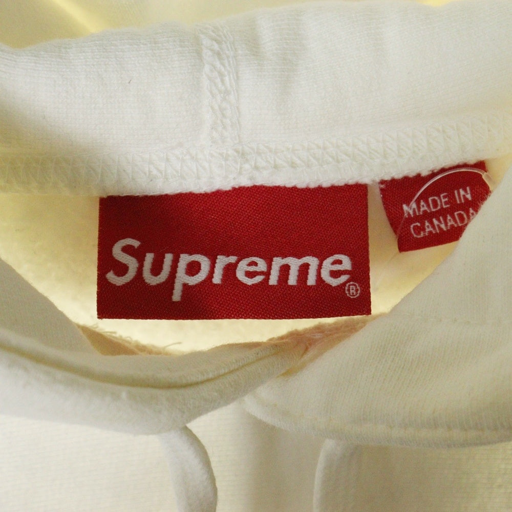 SUPREME(シュプリーム) 21AW Box Logo Hooded Sweatshirt ボックスロゴ プルオーバーフーディー パーカー ホワイト