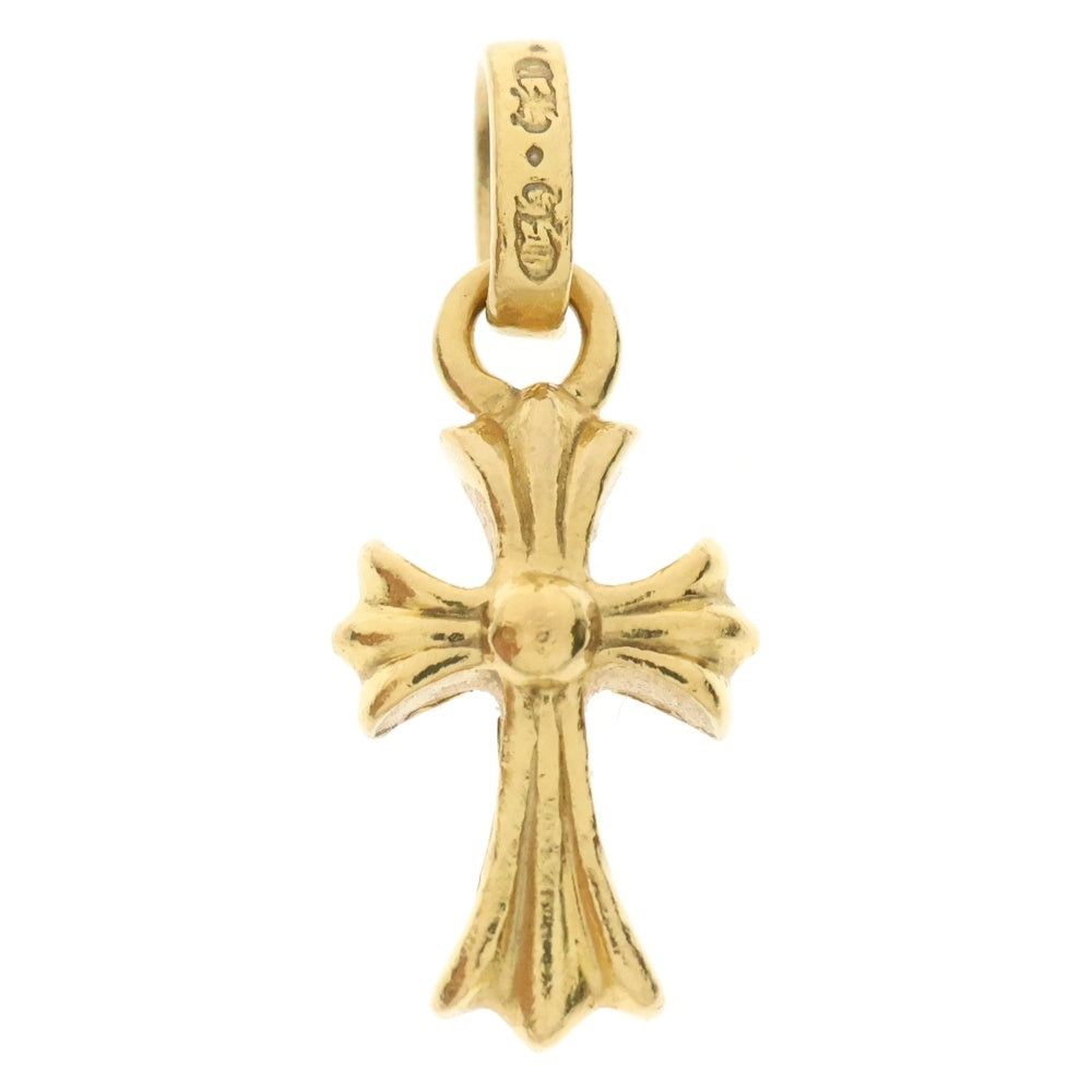 CHROME HEARTS(クロムハーツ) 22K CRS BBYFAT P/DIA ベイビーファットクロス PAVEダイヤ ペンダントトップ ゴールド BCA035
