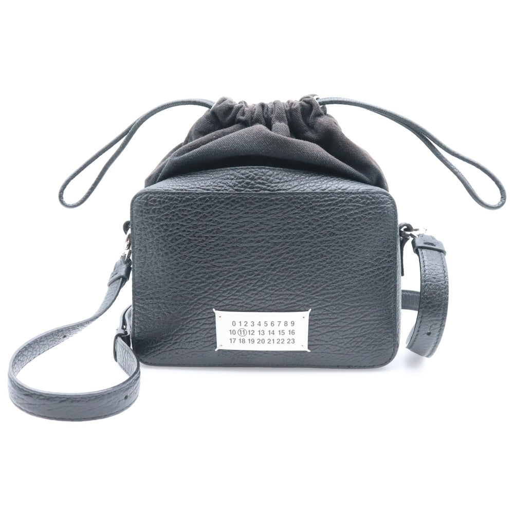 Martin Margiela(マルタンマルジェラ) 5AC ミディアム ショルダーバッグ ブラック SB1WG0018 P4348
