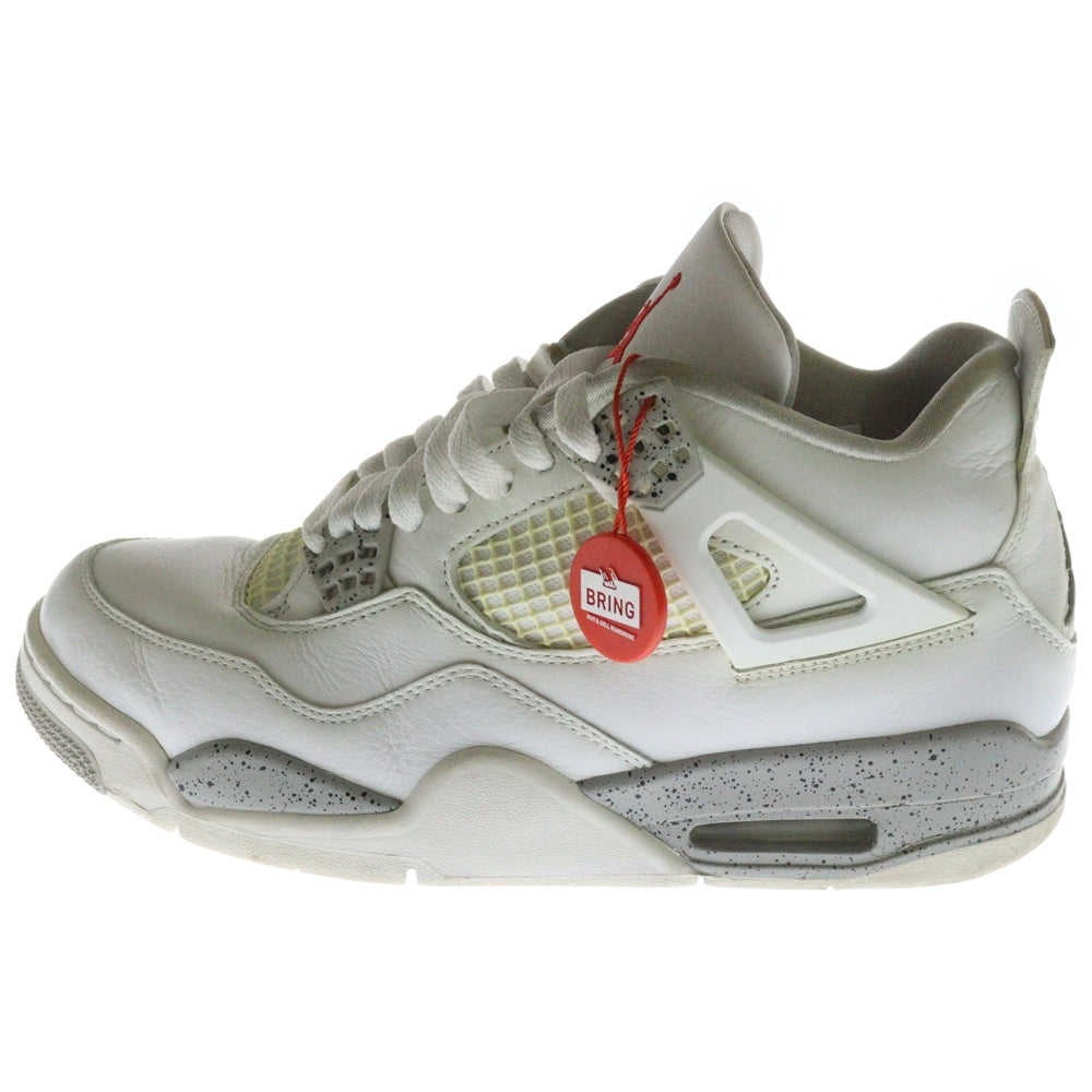 NIKE(ナイキ) AIR JORDAN 4 RETRO エアジョーダン 4 レトロ ハイカットスニーカー シューズ ホワイト US9/27.0cm CT8527-100