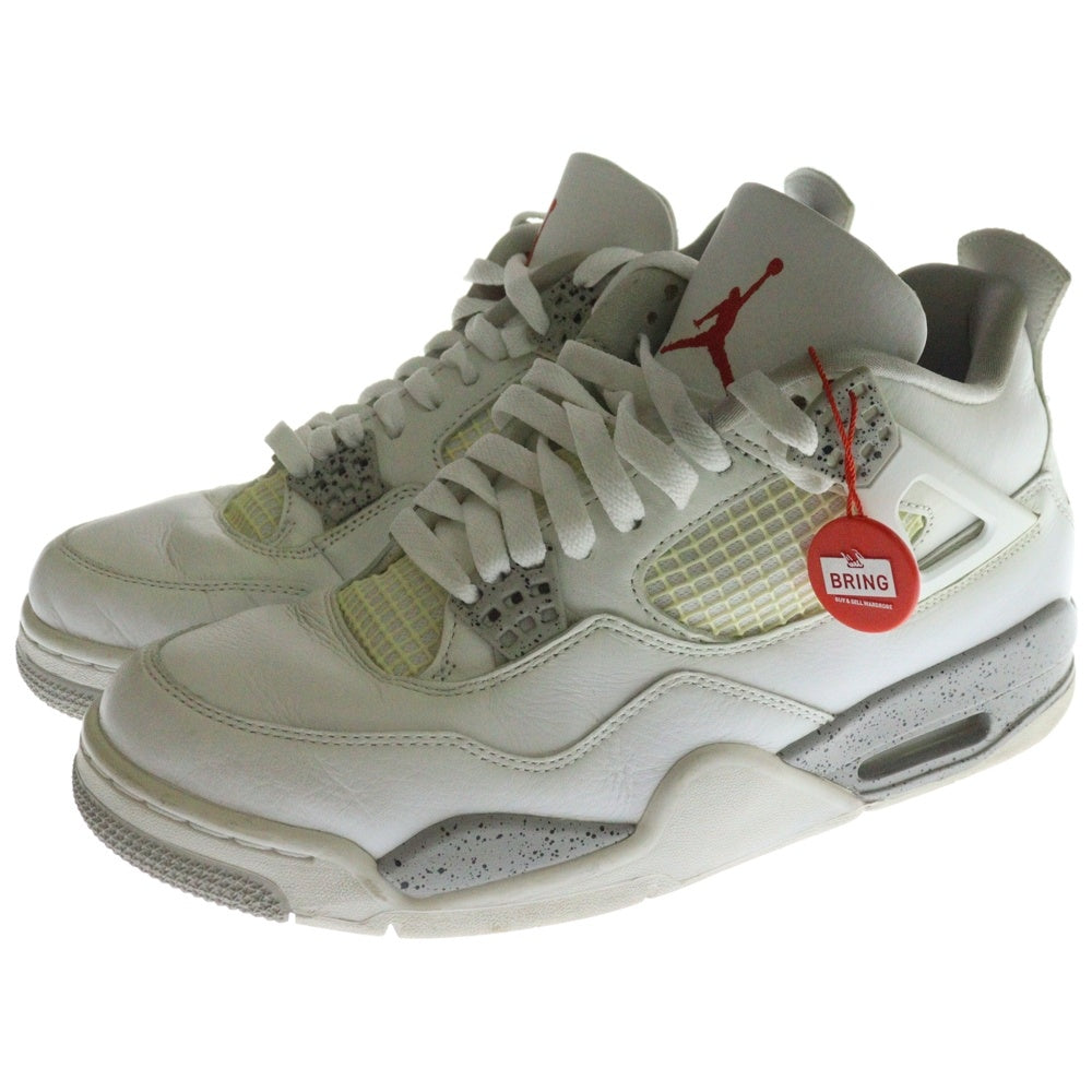 NIKE(ナイキ) AIR JORDAN 4 RETRO エアジョーダン 4 レトロ ハイカットスニーカー シューズ ホワイト US9/27.0cm CT8527-100