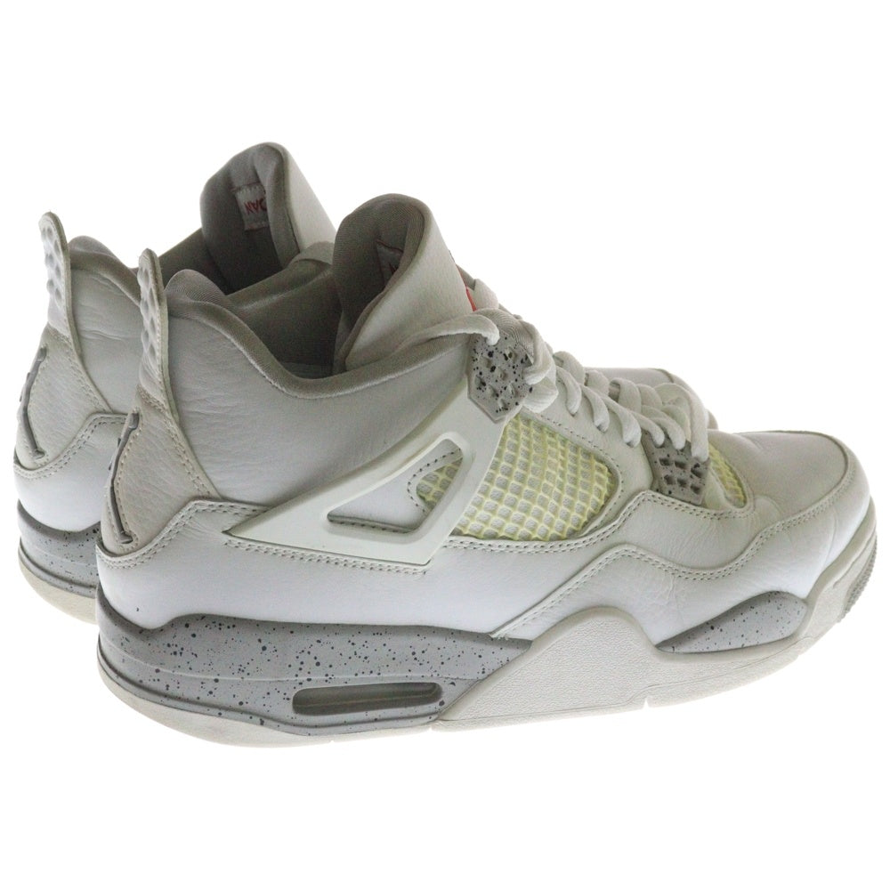 NIKE(ナイキ) AIR JORDAN 4 RETRO エアジョーダン 4 レトロ ハイカットスニーカー シューズ ホワイト US9/27.0cm CT8527-100
