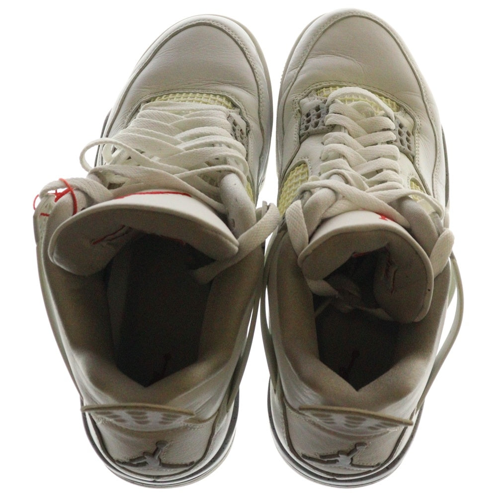 NIKE(ナイキ) AIR JORDAN 4 RETRO エアジョーダン 4 レトロ ハイカットスニーカー シューズ ホワイト US9/27.0cm CT8527-100